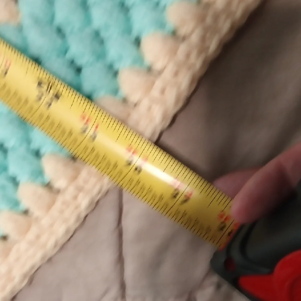 Handmade Crochet Hexagon Blanket Table Topper